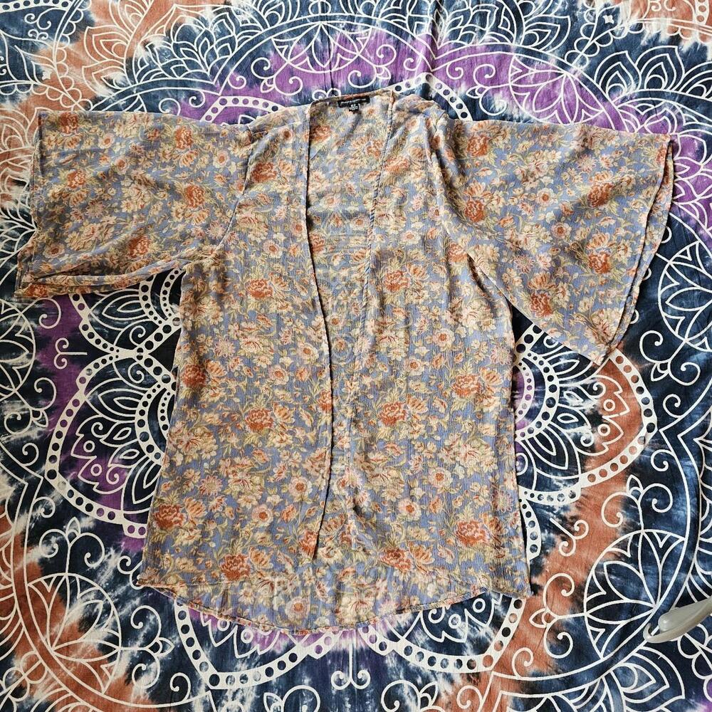 American Eagle Outfitters Women's Tan and Blue Komono